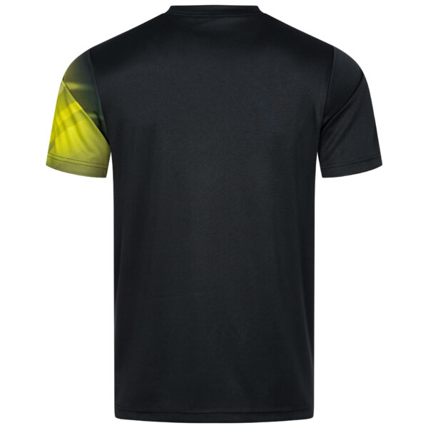 tee shirt drop noir jaune dos